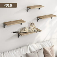 Rustic Minimalist Wall Floating Shelf