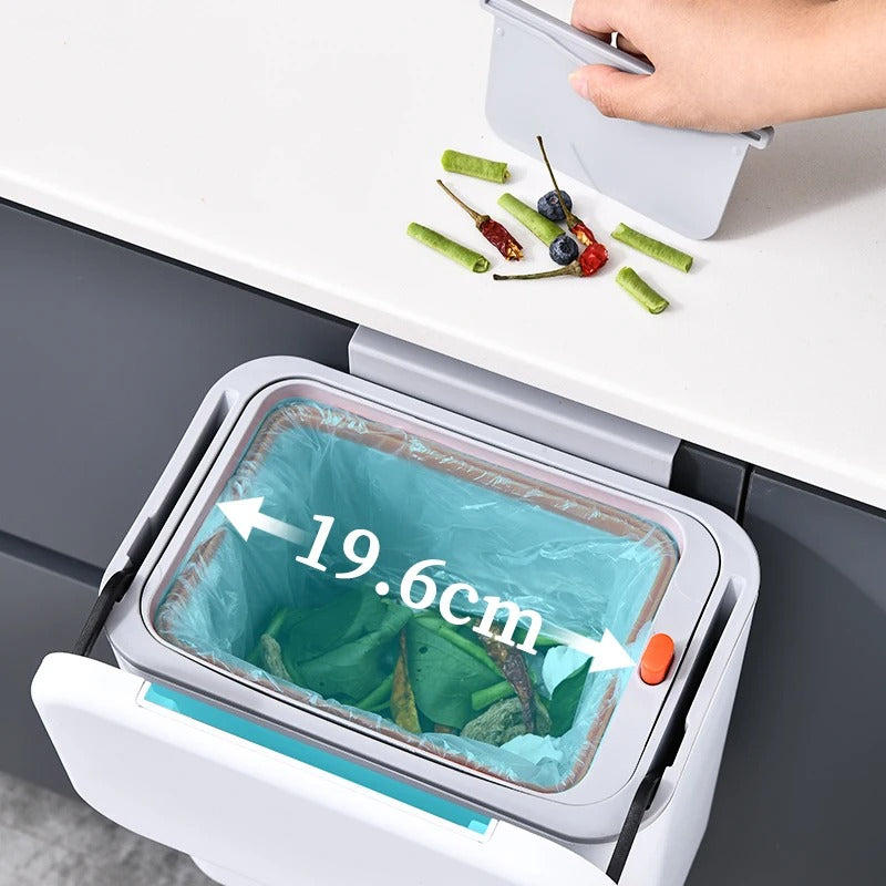 Smart Slide Lid Hanging Trash Can - Luvasmr
