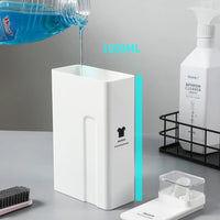 Eco-friendly reusable laundry detergent bottle, 1000ml capacity, perfect for sustainable laundry solutions.