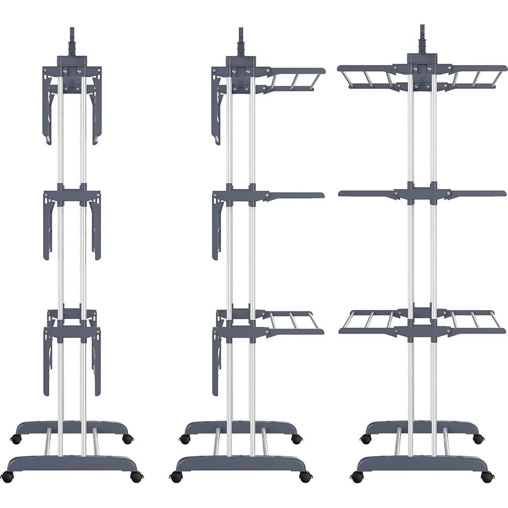 3-Tier Stainless Foldable Garment Hanger