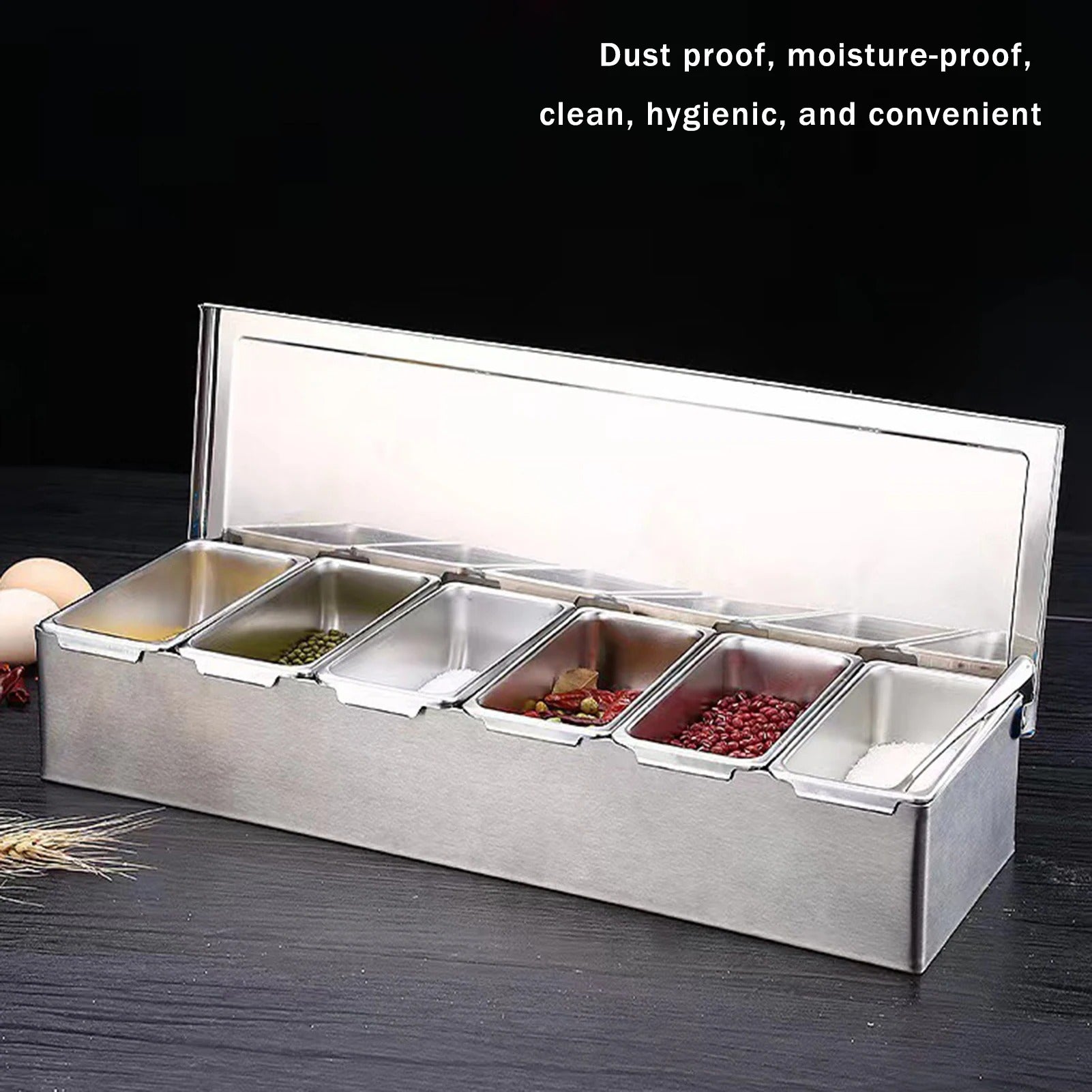 Stainless Steel Container Seasonings Boxes
