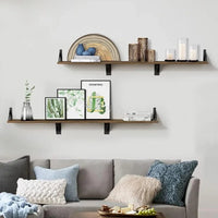 Rustic Minimalist Wall Floating Shelf