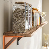 Rustic Minimalist Wall Floating Shelf