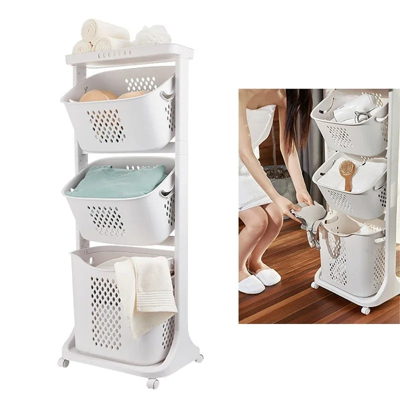 3-Layer Rolling Storage Basket