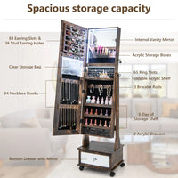 Modern Jewellery Cabinet with Mirror