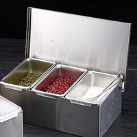Stainless Steel Container Seasonings Boxes