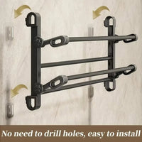 Wall-Mounted Non-Perforated Shoe Rack - Luvasmr