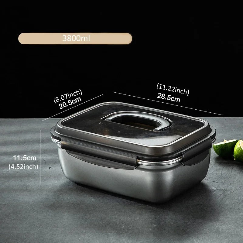 Stainless Steel Refrigerator Freezer Lunch Box