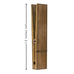 Giant Wooden Towel Clip Rack