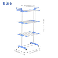 3-Tier Stainless Foldable Garment Hanger