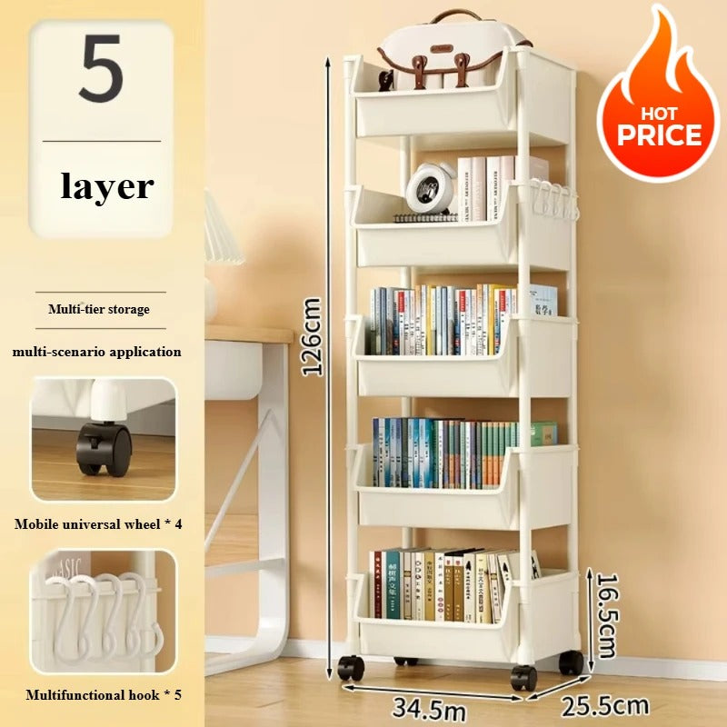 Multifunctional Trolley Storage Rack