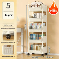 Multifunctional Trolley Storage Rack