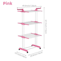 3-Tier Stainless Foldable Garment Hanger