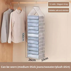 Hanging Wardrobe Clothing Organiser