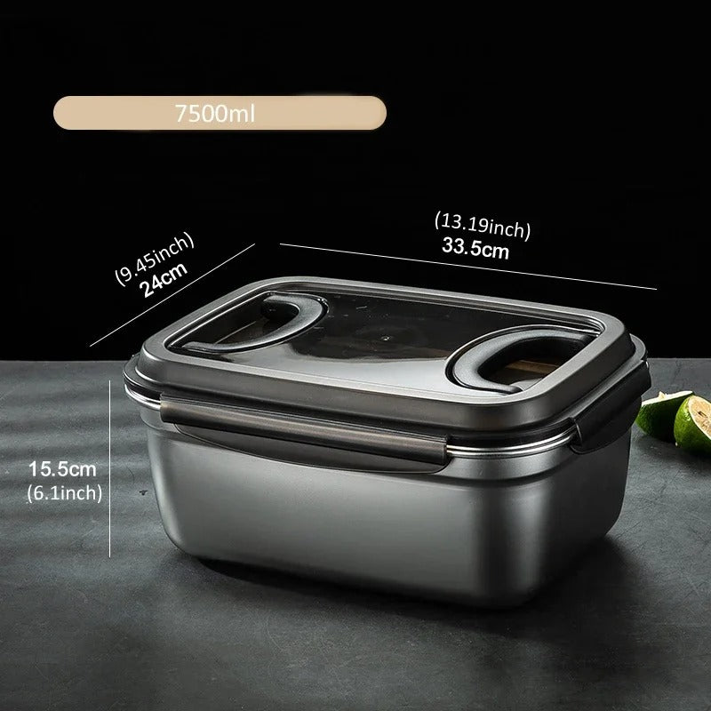 Stainless Steel Refrigerator Freezer Lunch Box