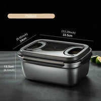 Stainless Steel Refrigerator Freezer Lunch Box